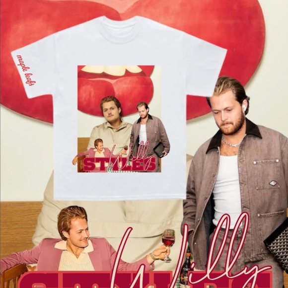 William Nylander "Willy Styles" White Cotton Graphic Tee - Picture 2 of 3